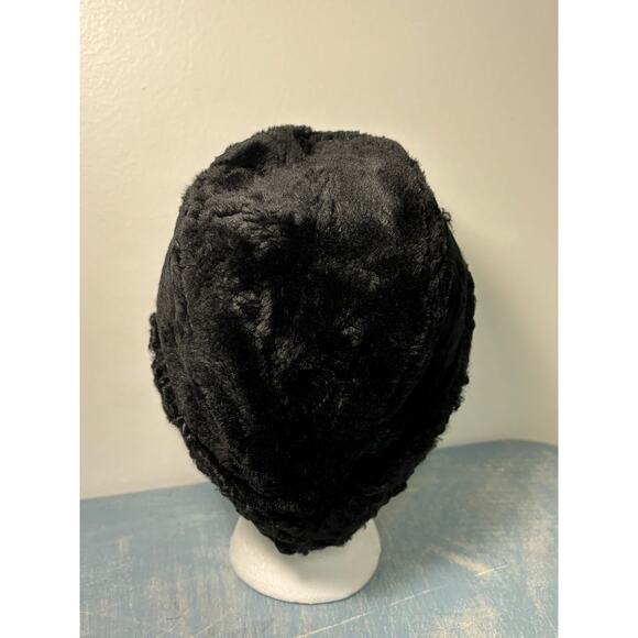 Vtg North King J.J. Seifter NYC Fur Hat Dyed Beaver & Persian Lamb Black Cossack main image 10